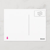 Glam Time-postkaart Briefkaart (Achterkant)
