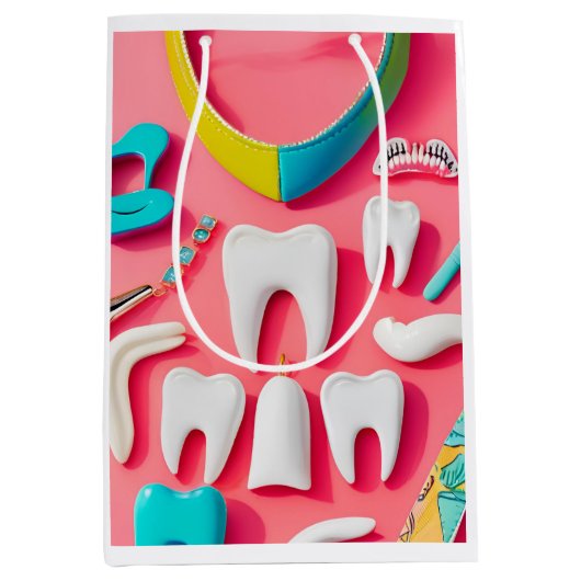 Glam Tooth Medium Cadeauzakje (Voorkant)