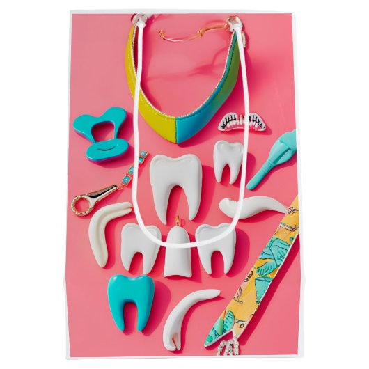 Glam Tooth Medium Cadeauzakje (Achterkant)