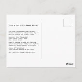 Glam Tropical Pool Party Vibes Briefkaart (Achterkant)