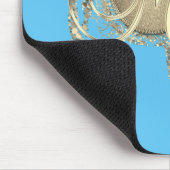 Glam Turtle Monogram Muismat (Hoek)