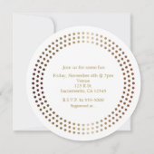 Glam-uitvindingen met geciteerde goudcirkels Moder Kaart (Achterkant)