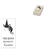 Glam Unicorn Speciaal Boekstempel Rubberstempel (Gestempeld)