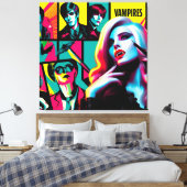 Glam Vamps Canvas Art Print (Insitu (Slaapkamer))