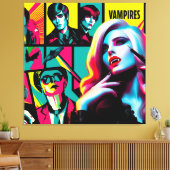 Glam Vamps Canvas Art Print (Insitu (Woonkamer))