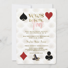 Glam Vegas Voor Vows Casino Gatsby Bachelorette Kaart