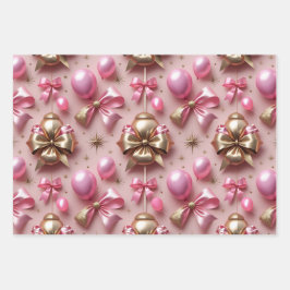 Glam-verjaardagspatroon Inpakpapier Vel