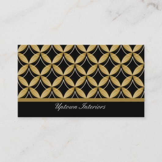 Glam Visitekaartje in de stad, goud (Voorkant)