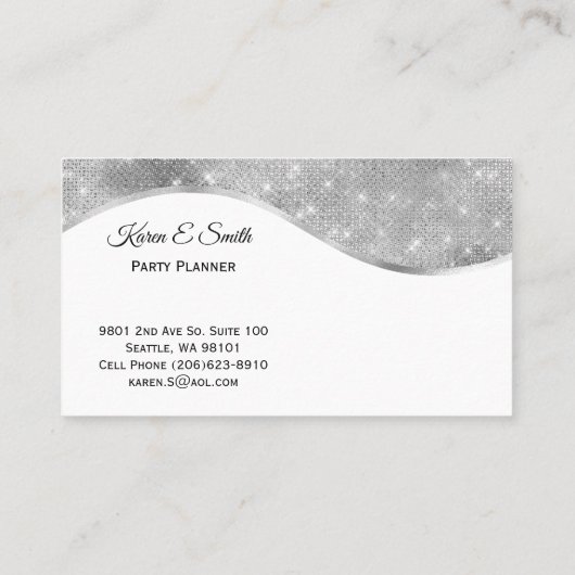 Glam-Visitekaartje Visitekaartje (Achterkant)