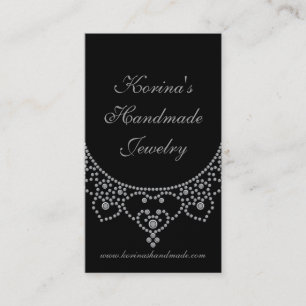 Glam Visitekaartje, zilver Visitekaartje