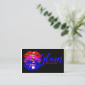 Glam Visitekaartjes (Staand voorkant)