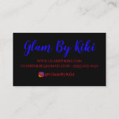 Glam Visitekaartjes (Achterkant)