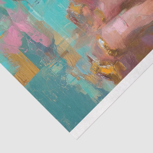 Glam Vrouw met Cocktail Decoupage Tissuepapier (Detail)