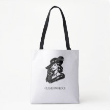 Glam vrouw met kat mode-illustratie