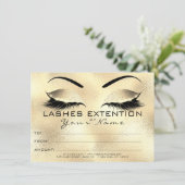 Glam Wenkbrauw Wimpers Schoonheid Make-up Certific (Staand voorkant)