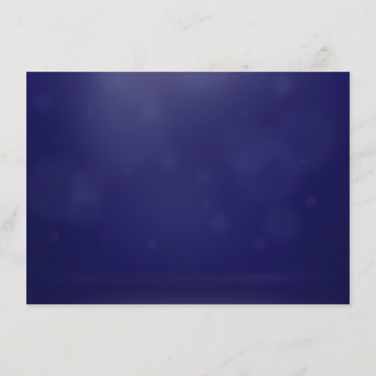 Glam White Fairy Lights Blauw DETAILS Kaart (Achterkant)