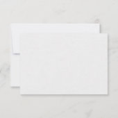 Glam White Gold Art Deco Peacocks Weddenschap RSVP (Achterkant)