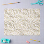 Glam White-leopardprinter Tissuepapier (Craft)