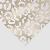 Glam White-leopardprinter Tissuepapier (Detail)