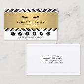 Glam Wimpers Bold Pattern Loyalty Punch Kaart (Voorkant / Achterkant)