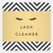 Glam Wimpers met Bold Pattern Lash Cleaner
