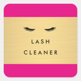 Glam Wimpers Roze en Gouden Lash Cleaner Stickers