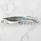 Glam Wine Lover maakt me er Geweldige grappig uit Kurkentrekker (Voorkant)