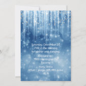 Glam Winter ThMED Quinceanera Birthday Uitnodiging (Achterkant)