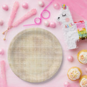 Glam Wit Goud Sparkle Papieren Bordje (Feest)