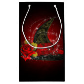 Glam Witch Pet Lacy Black & Red Sparkle Party Klein Cadeauzakje (Achterkant)