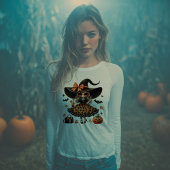 Glam Witch Zonnebrillen & Vleermuizen Halloween Tri-Blend Shirt