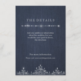 Glam zilveren art deco vintage bruiloft detail kaa informatiekaartje