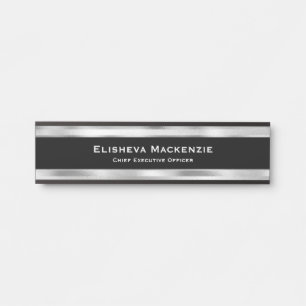 Glam Zilveren Professioneel Deur Bord Borden Deurbordje