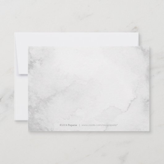 Glam zwart faux goud glitter kalligrafie dank u bedankkaart (Achterkant)