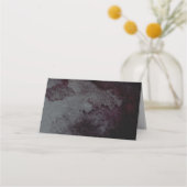 Glam zwart faux goud glitter plaats kaarten plaatskaartje (Achterkant)