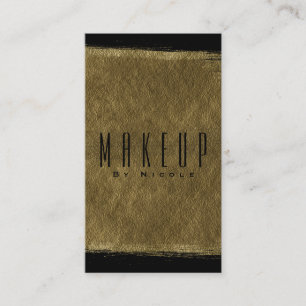 Glam Zwart & Goud Moderne Glamour Folie Chic Visitekaartje
