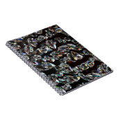 Glam Zwart Wit Diamond Crystal Pareltjes Print Notitieboek (Rechterzijde)