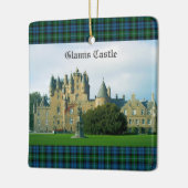 Glamis Castle Angus Scotland Schilderachtig Keramisch Ornament (Links)