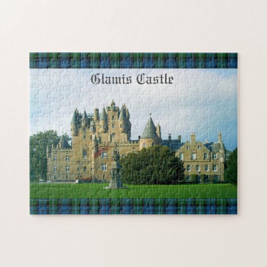 Glamis Castle Angus Scotland Schilderachtig Legpuzzel (Horizontaal)