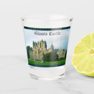Glamis Castle Angus Scotland Schilderachtig Shot Glas