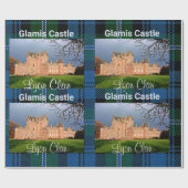 Glamis Castle - Lyon Family Home, Scottish Tartan Cadeaupapier (Vlak)
