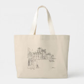 Glamis Castle Scotland Canvas tas (Achterkant)