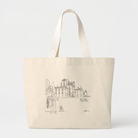 Glamis Castle Scotland Canvas tas (Voorkant)