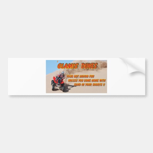 GLAMIS DUNES BUMPERSTICKER (Voorkant)