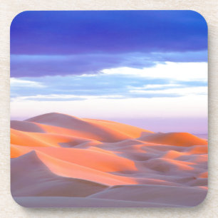 Glamis Sand Dunes bij zonsondergang Bier Onderzetter
