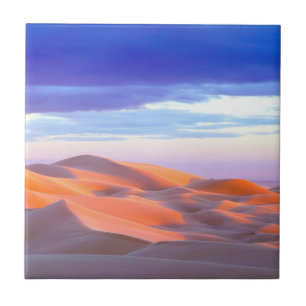 Glamis Sand Dunes bij zonsondergang Tegeltje