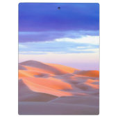 Glamis Sand Dunes tegen zonsondergang Klembord (Achterkant)