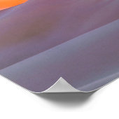 Glamis Sand Dunes tegen zonsondergang Poster (Hoek)