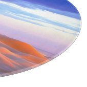 Glamis Sand Dunes tegen zonsondergang Snijplank (Hoek)