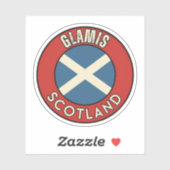 Glamis, Schotland Sticker (Vel)